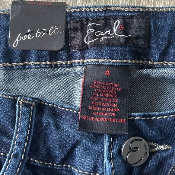 NWT … EARL JEAN “Size: 4” Free To Be Jeans - Picture 5 of 6